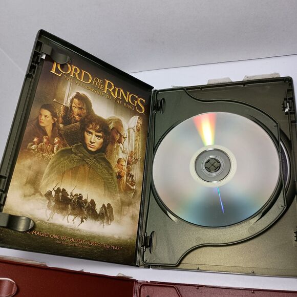 Lord of the Rings-Motion Picture Trilogy DVD 3 Movie Lot Two Towers Return King - Picture 15 of 16